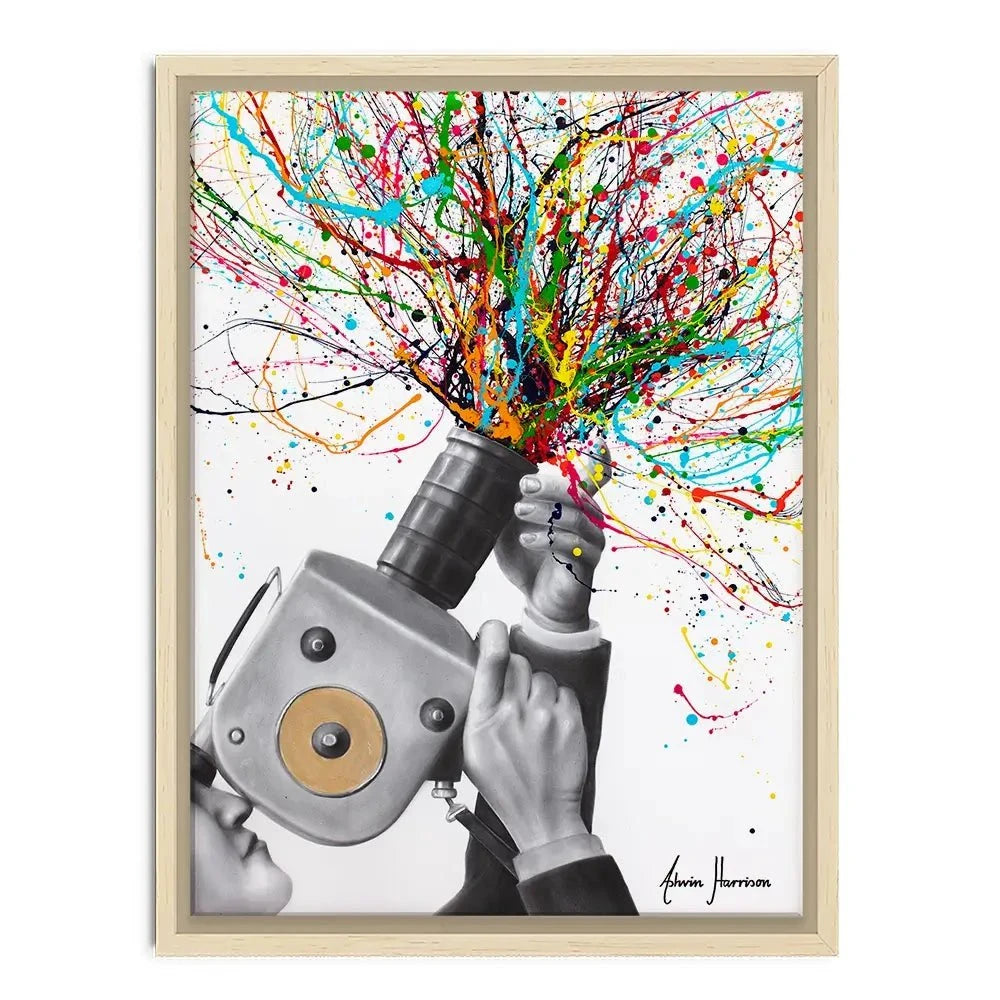 Filming The Action Canvas Print Filming The Action Canvas Print wall art product Ashvin Harrison