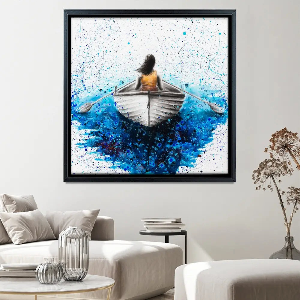 Finding Me Square Canvas Print Finding Me Square Canvas Print wall art product Ashvin Harrison
