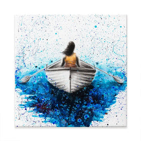 Finding Me Square Canvas Print Finding Me Square Canvas Print wall art product Ashvin Harrison