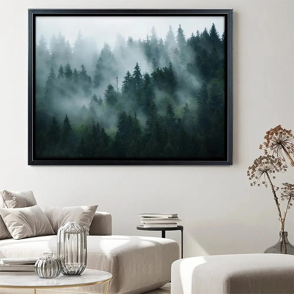 Fir Forest Canvas Print Fir Forest Canvas Print wall art product Roxana Bashyrova / Shutterstock