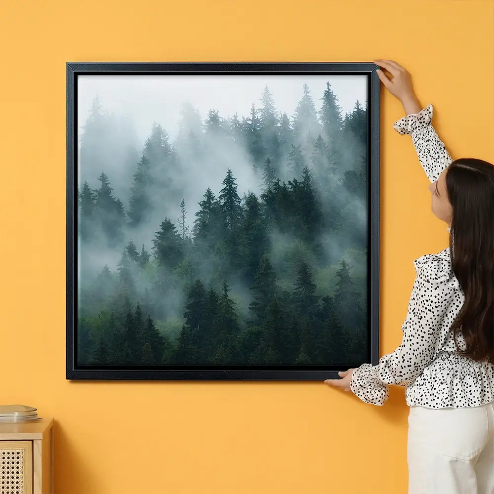Fir Forest Oversized Canvas Print Fir Forest Oversized Canvas Print wall art product Art Print Shop