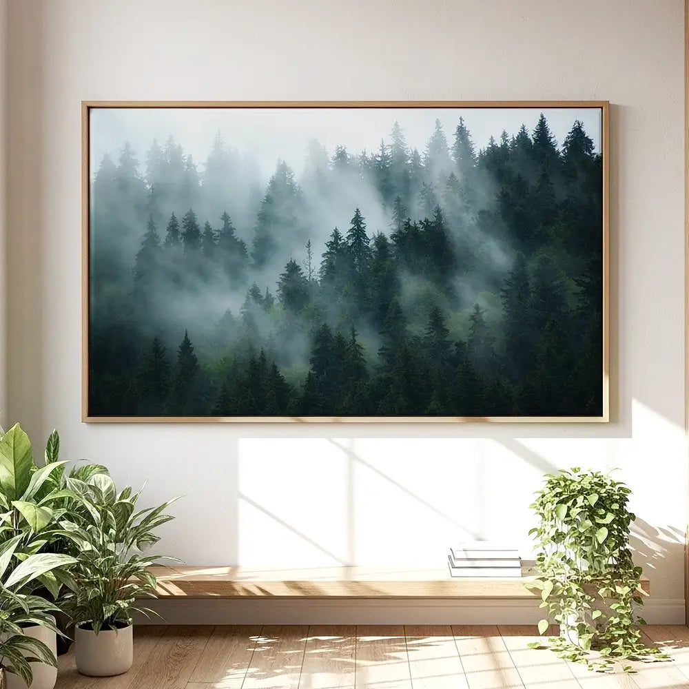 Fir Forest Oversized Canvas Print Fir Forest Oversized Canvas Print wall art product Art Print Shop