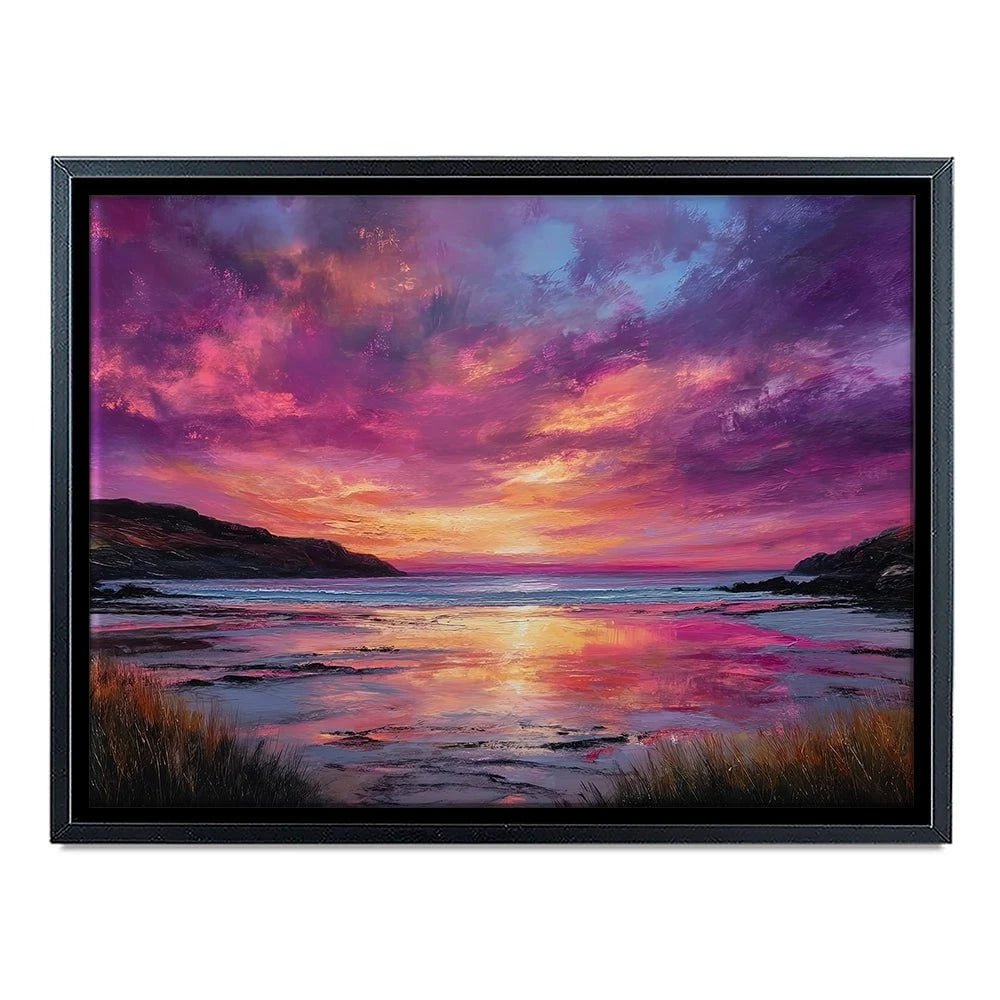 Fire Sky Bay Canvas Print Fire Sky Bay Canvas Print wall art product David Alexander Elder