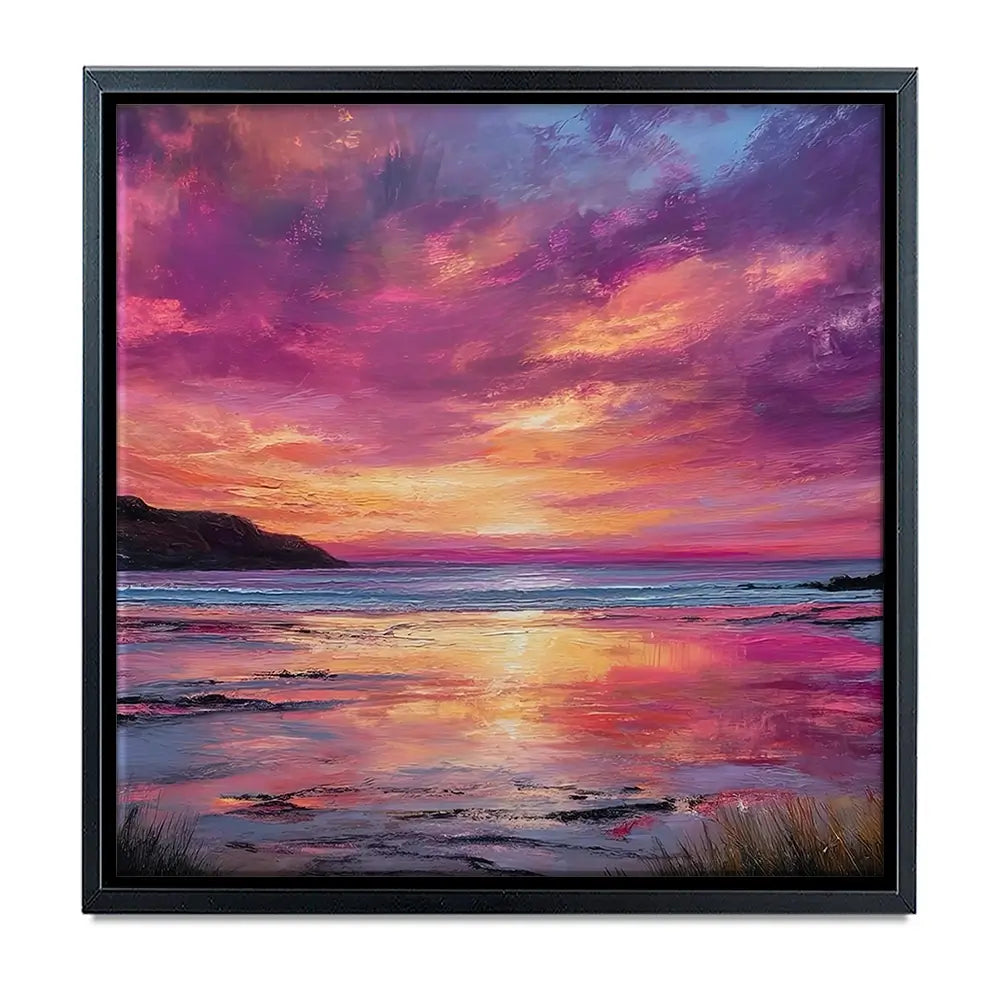 Fire Sky Bay Oversized Canvas Print Fire Sky Bay Oversized Canvas Print wall art product Art Print Shop