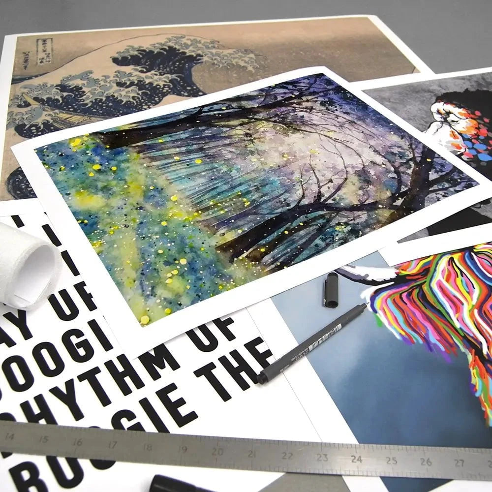 Fireflies Forest Art Print Fireflies Forest Art Print wall art product Tinna widianti / Shutterstock