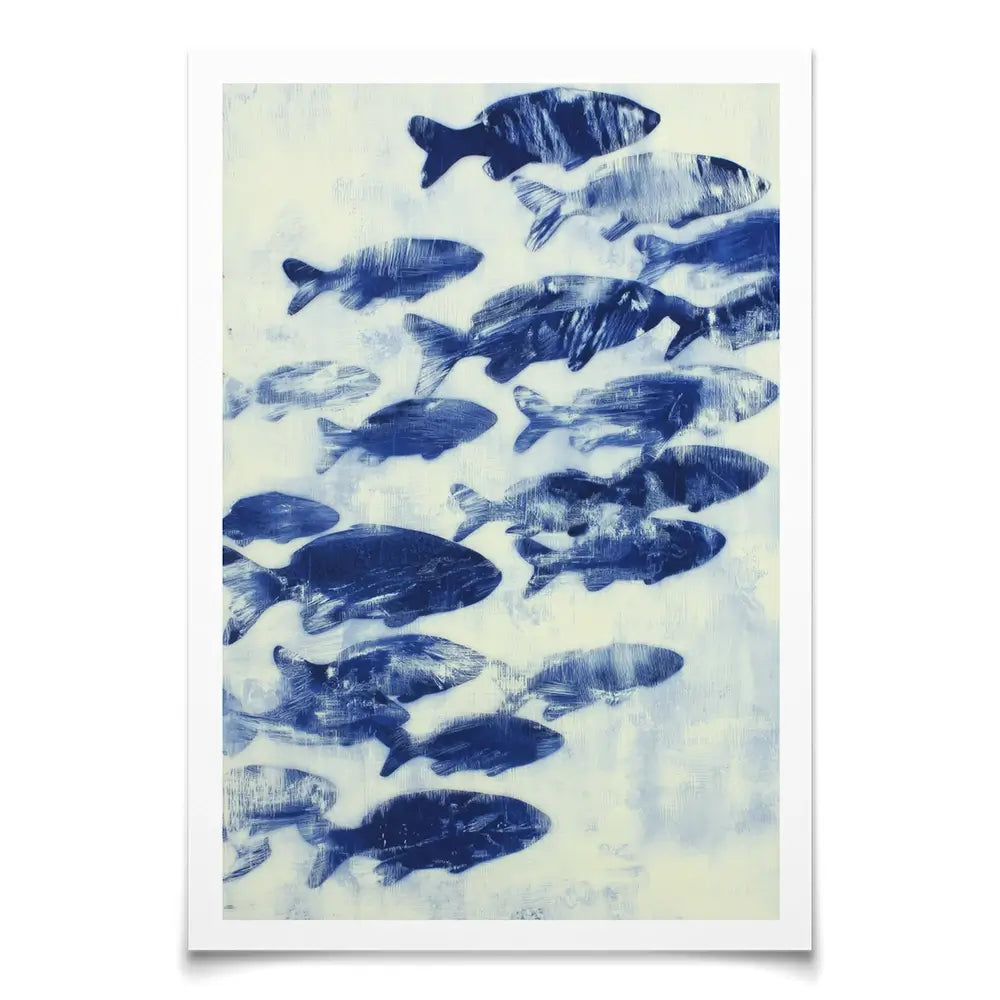 Fish Study Art Print Fish Study Art Print wall art product Chromatic Storm Studio