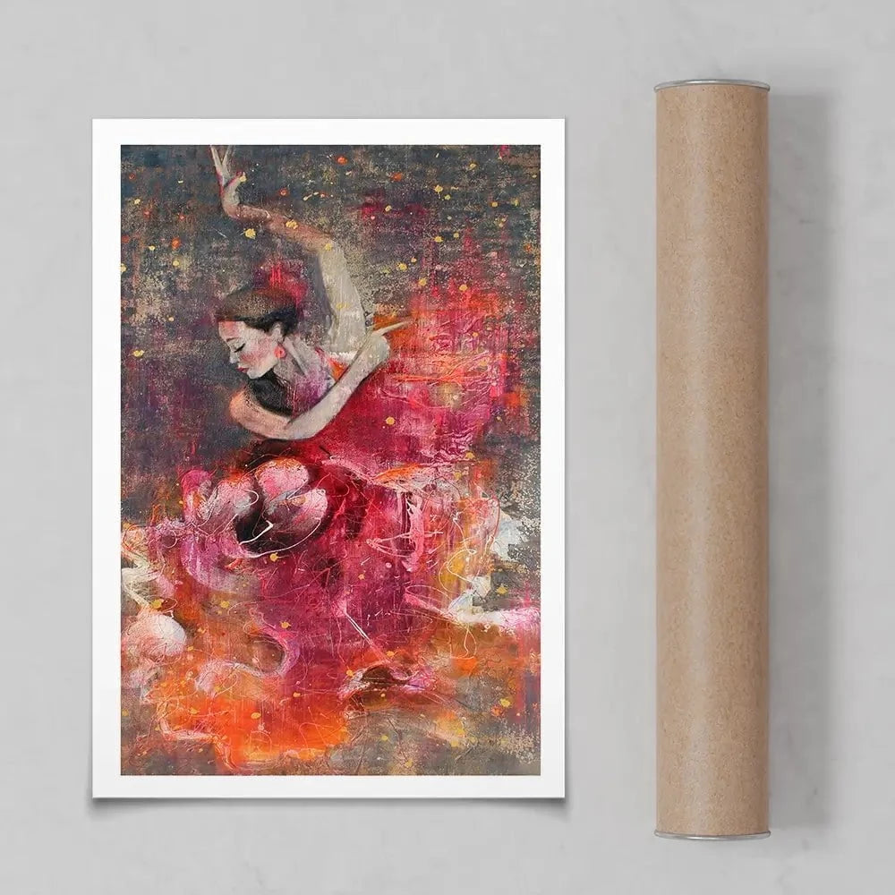 Flamenco Art Print Flamenco Art Print wall art product Studio Paint-Ing