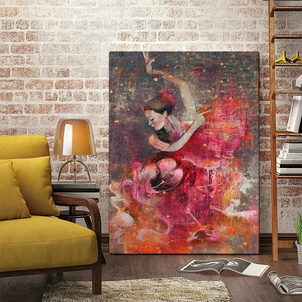 Flamenco Canvas Print Flamenco Canvas Print wall art product Studio Paint-Ing