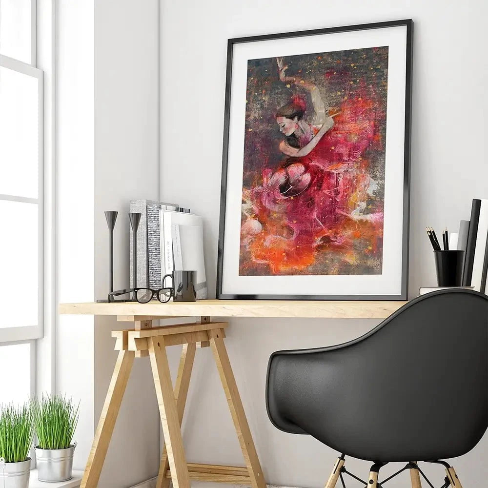 Flamenco Framed Art Print Flamenco Framed Art Print wall art product Studio Paint-Ing