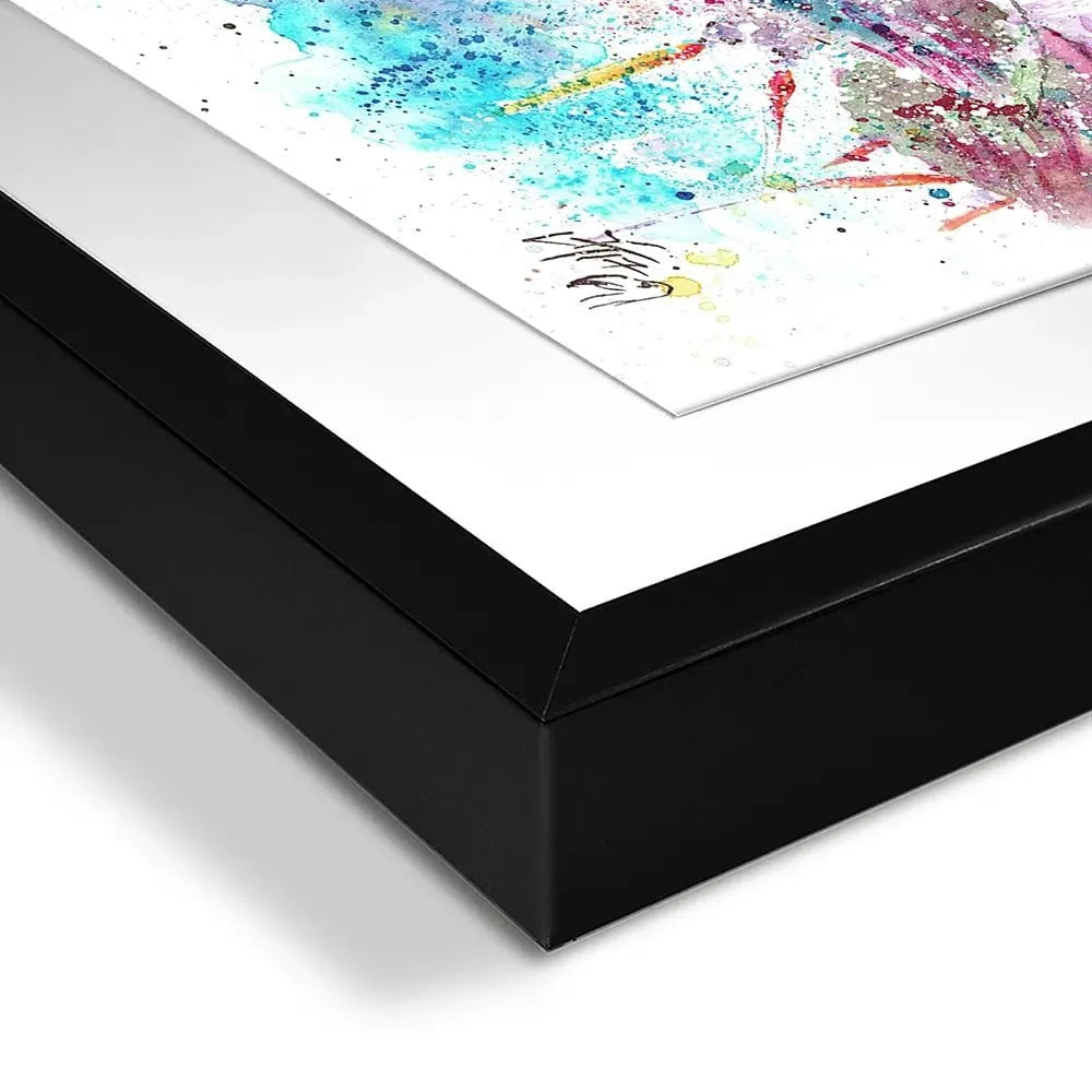 Flamingo Gathering Framed Art Print Flamingo Gathering Framed Art Print wall art product Jamie Taylor