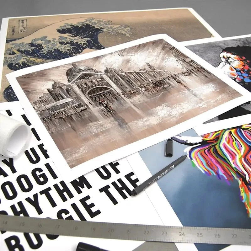 Flinders Street Railway Station Art Print Flinders Street Railway Station Art Print wall art product Isabella Karolewicz