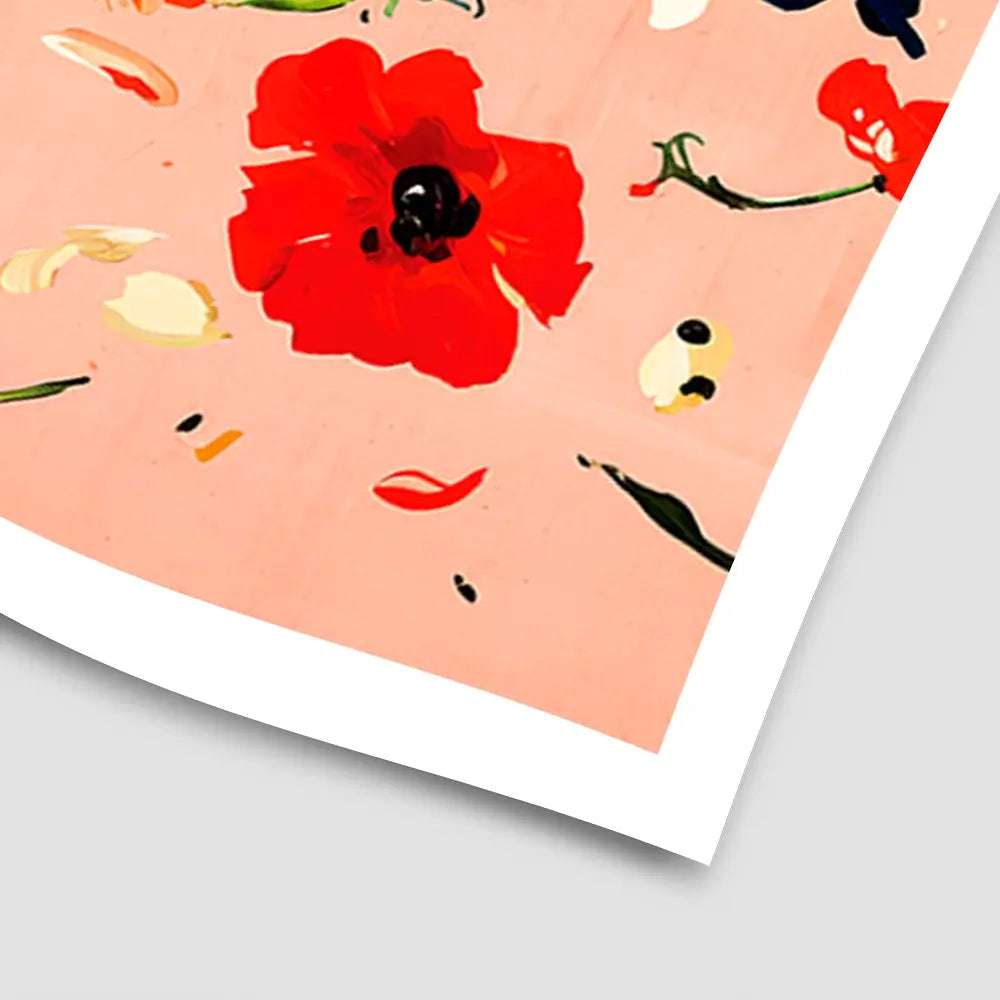 Floating Flowers Art Print Floating Flowers Art Print wall art product Treechild