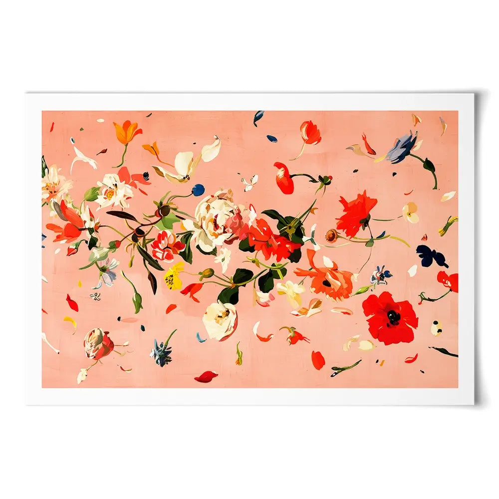 Floating Flowers Art Print Floating Flowers Art Print wall art product Treechild
