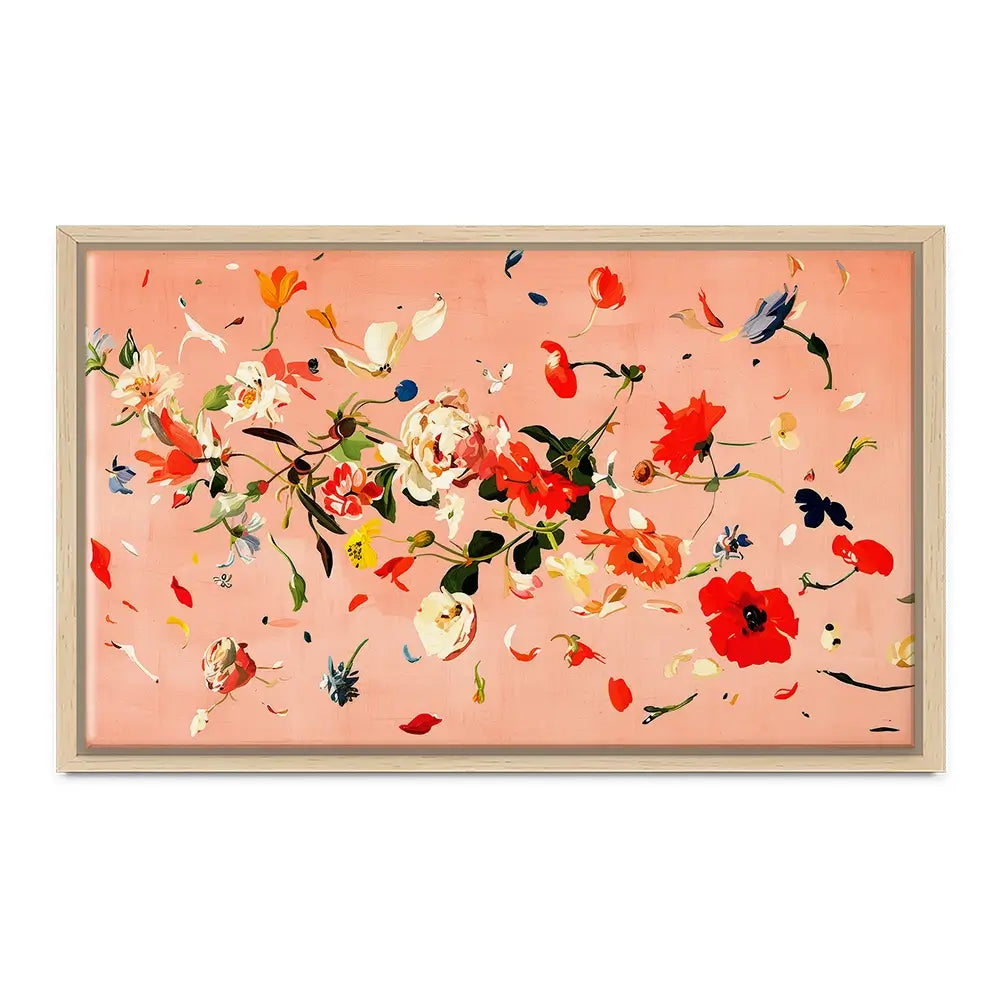 Floating Flowers Canvas Print Floating Flowers Canvas Print wall art product Treechild