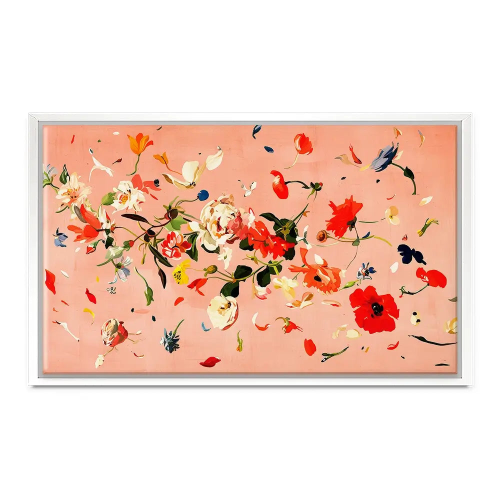 Floating Flowers Canvas Print Floating Flowers Canvas Print wall art product Treechild