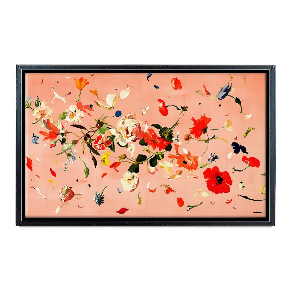Floating Flowers Canvas Print Floating Flowers Canvas Print wall art product Treechild