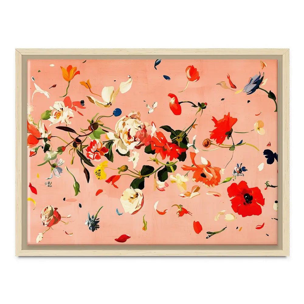 Floating Flowers Canvas Print Floating Flowers Canvas Print wall art product Treechild