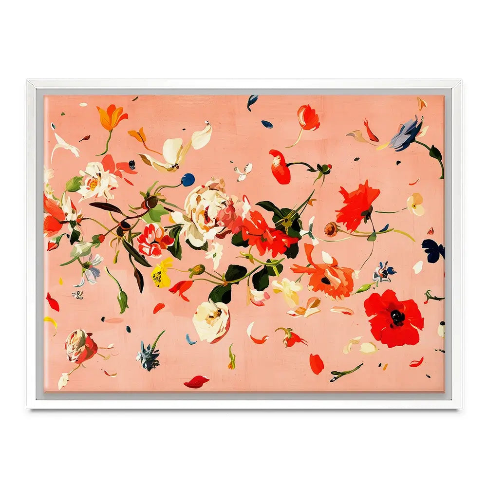 Floating Flowers Canvas Print Floating Flowers Canvas Print wall art product Treechild