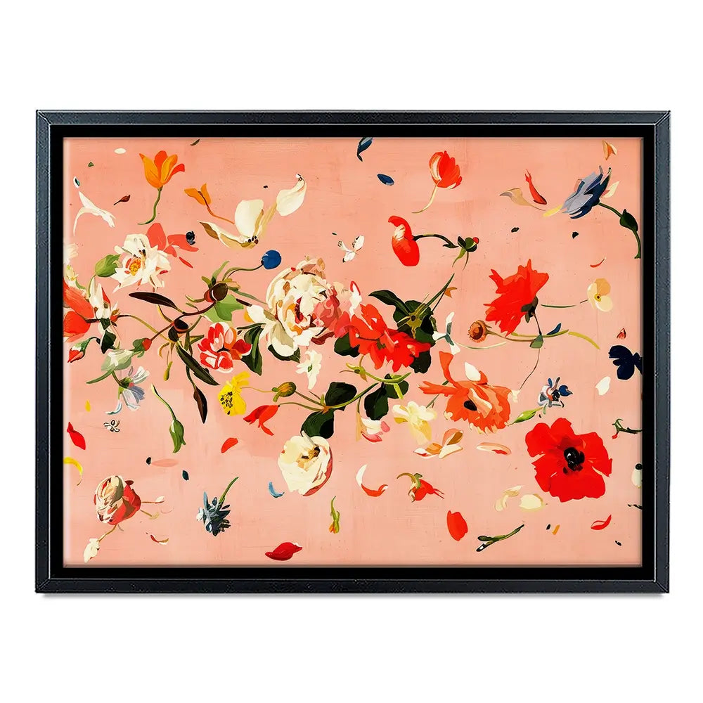 Floating Flowers Canvas Print Floating Flowers Canvas Print wall art product Treechild