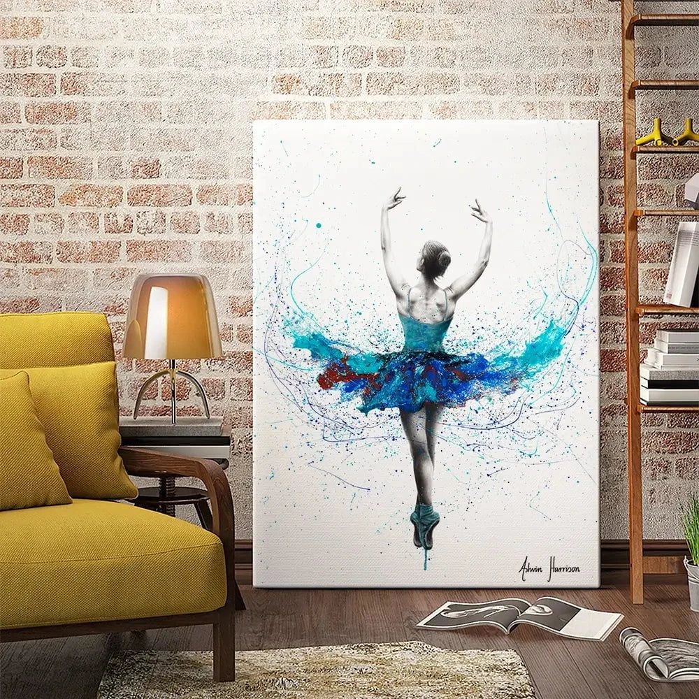 Floating Lake Ballet Canvas Print Floating Lake Ballet Canvas Print wall art product Ashvin Harrison