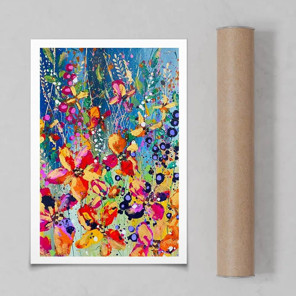 Flora Art Print Flora Art Print wall art product Scarlet Sky Studio