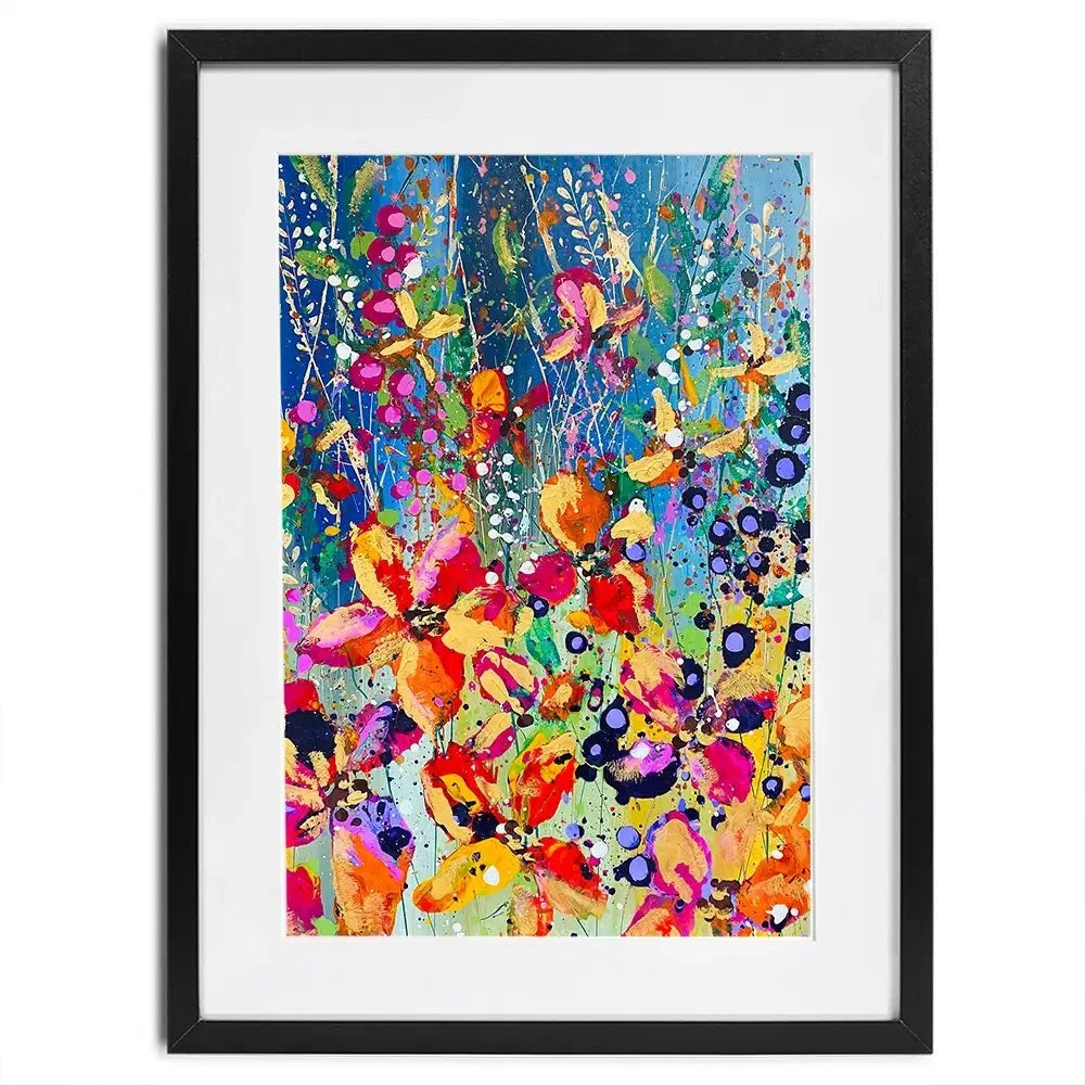 Flora Framed Art Print Flora Framed Art Print wall art product Scarlet Sky Studio