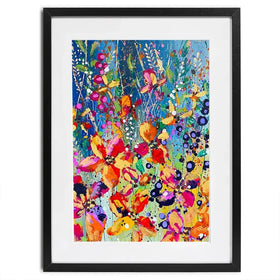 Flora Framed Art Print Flora Framed Art Print wall art product Scarlet Sky Studio