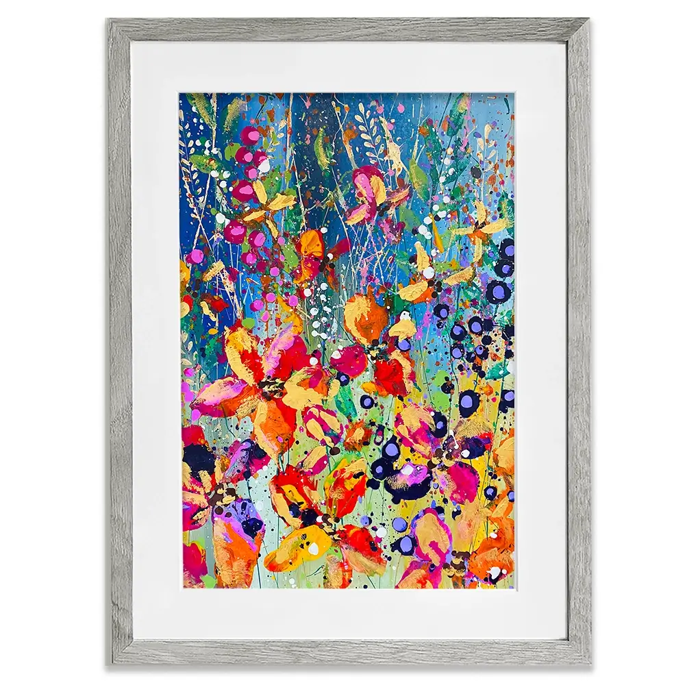 Flora Framed Art Print Flora Framed Art Print wall art product Scarlet Sky Studio