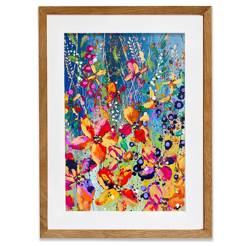 Flora Framed Art Print Flora Framed Art Print wall art product Scarlet Sky Studio
