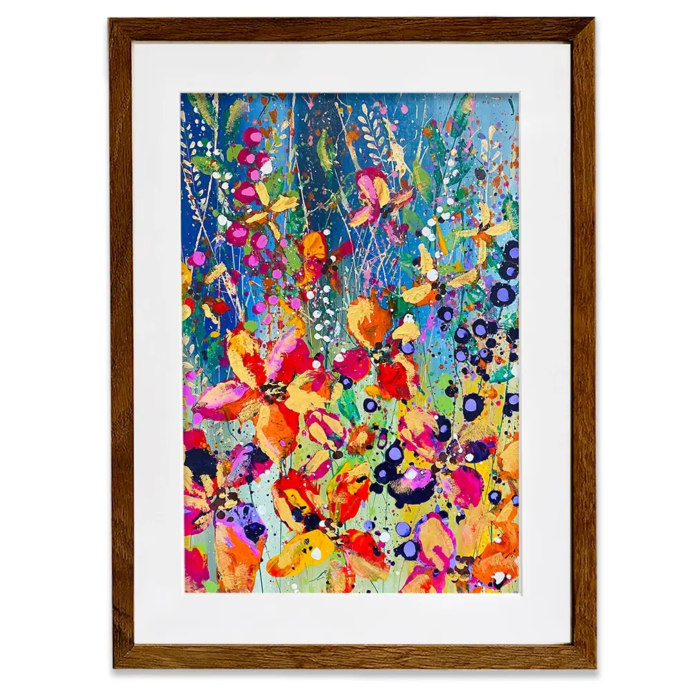 Flora Framed Art Print Flora Framed Art Print wall art product Scarlet Sky Studio