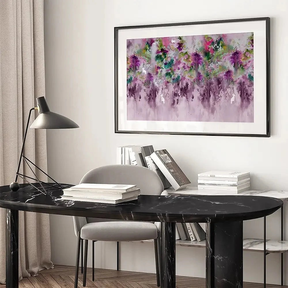 Floral Blush Framed Art Print Floral Blush Framed Art Print wall art product babe's design / Shutterstock