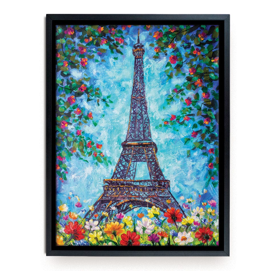 Floral Eiffel Tower Canvas Print wall art product Valery Rybakow / Shutterstock