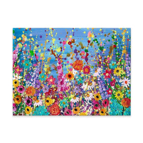 Floral Eruption Canvas Print Floral Eruption Canvas Print wall art product Emma LC Art