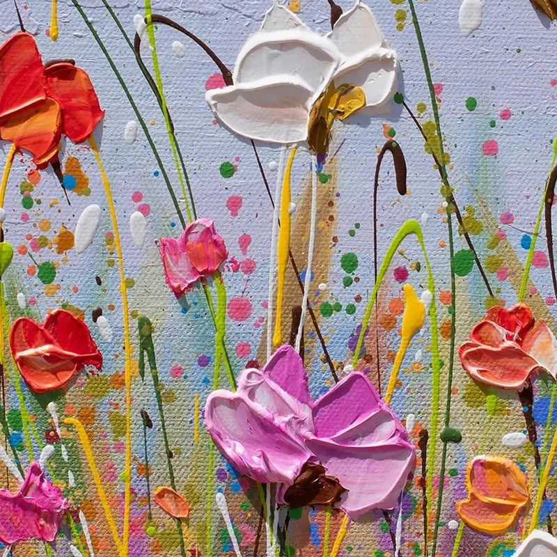 Floral Extravaganza Canvas Print Floral Extravaganza Canvas Print wall art product Olga Tkachyk