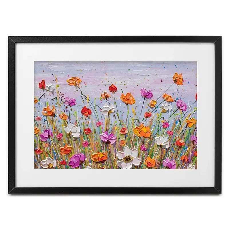 Floral Extravaganza Framed Art Print Floral Extravaganza Framed Art Print wall art product Olga Tkachyk