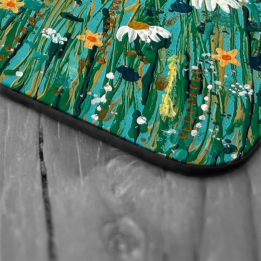 Floral Feast Coaster Set Floral Feast Coaster Set wall art product Emma LC Art