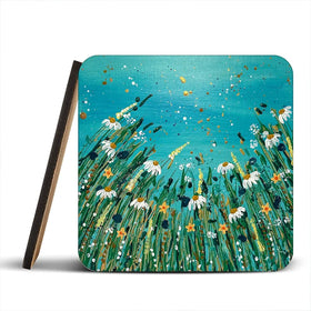 Floral Feast Coaster Set Floral Feast Coaster Set wall art product Emma LC Art