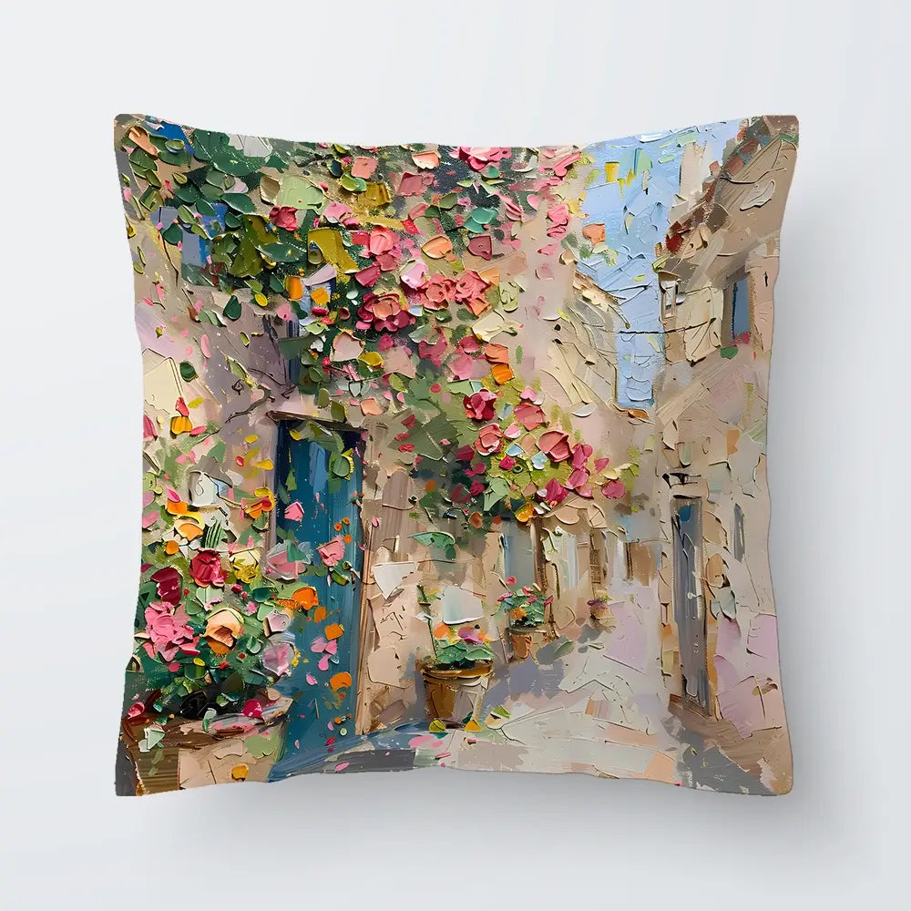 Floral Filled Streets Cushion Floral Filled Streets Cushion wall art product Elena Avanesova