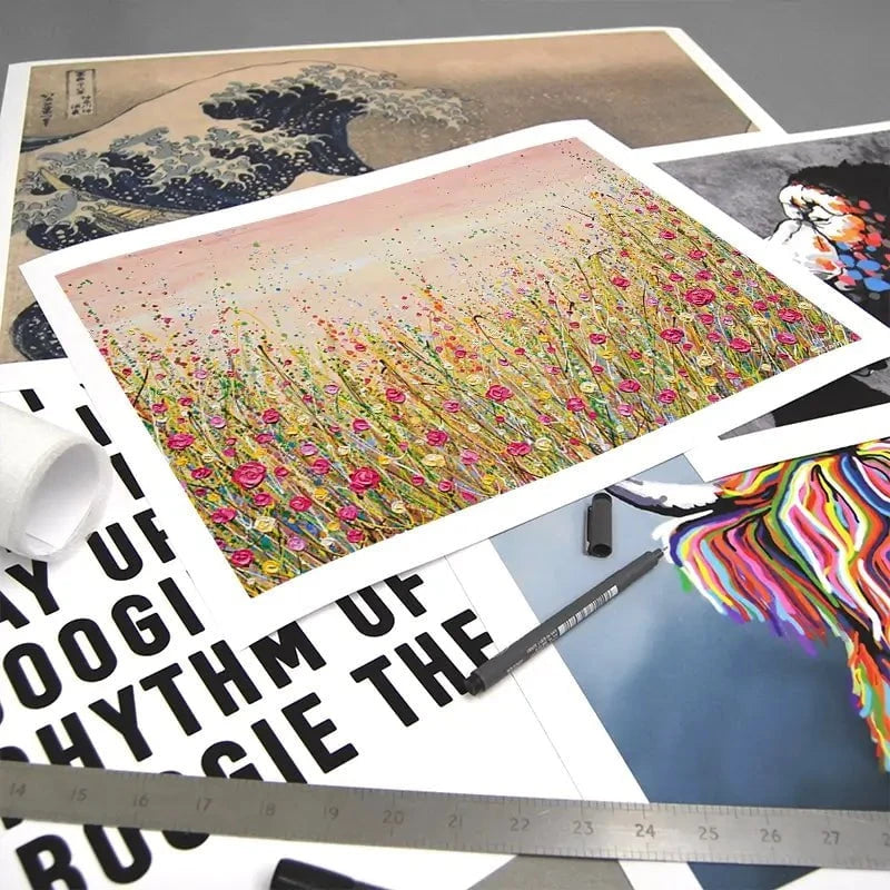 Floral Fluidity Art Print Floral Fluidity Art Print wall art product Olga Tkachyk