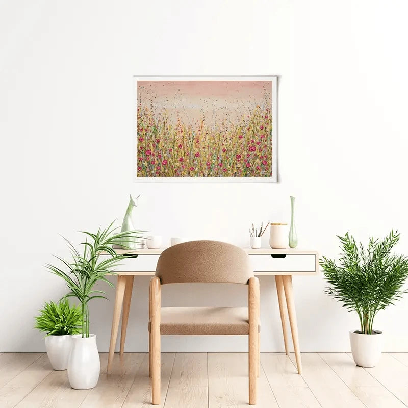 Floral Fluidity Art Print Floral Fluidity Art Print wall art product Olga Tkachyk