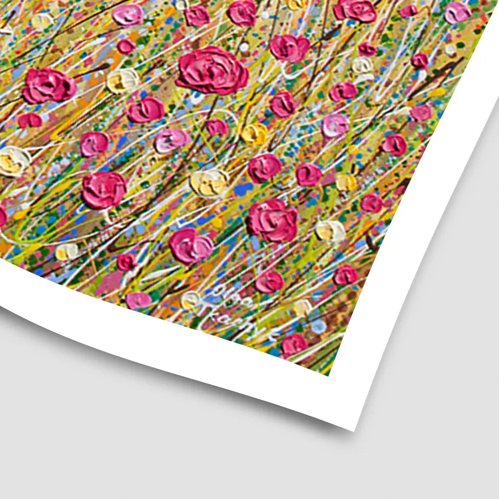 Floral Fluidity Art Print Floral Fluidity Art Print wall art product Olga Tkachyk