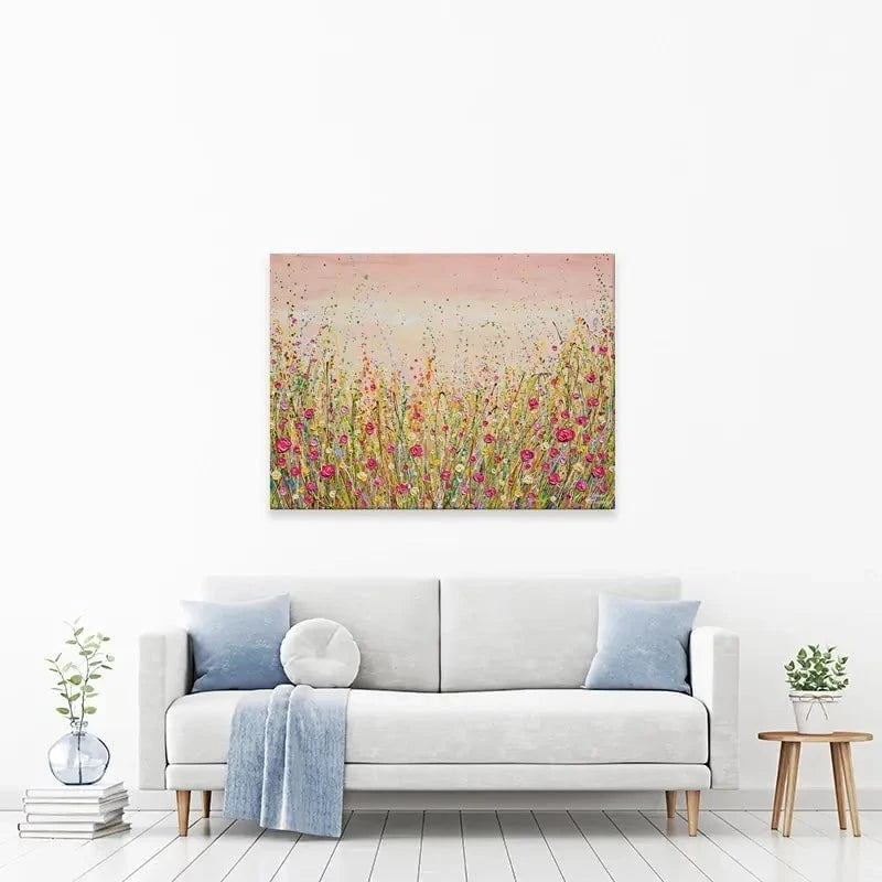 Floral Fluidity Canvas Print Floral Fluidity Canvas Print wall art product Olga Tkachyk