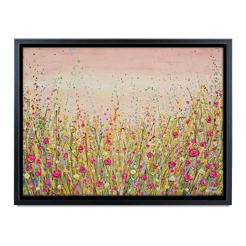 Floral Fluidity Canvas Print Floral Fluidity Canvas Print wall art product Olga Tkachyk