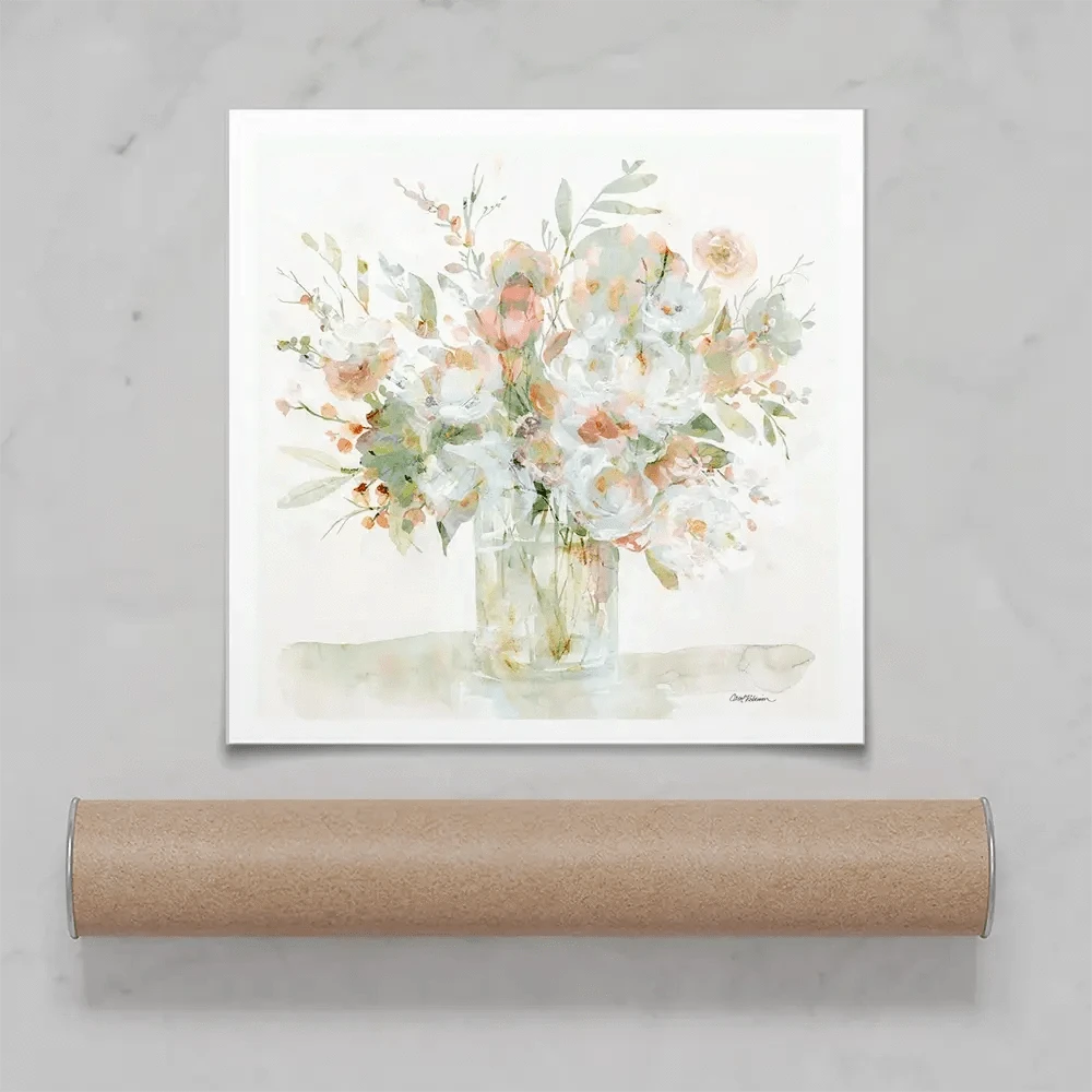 Floral Fragrance Square Art Print Floral Fragrance Square Art Print wall art product Carol Robinson