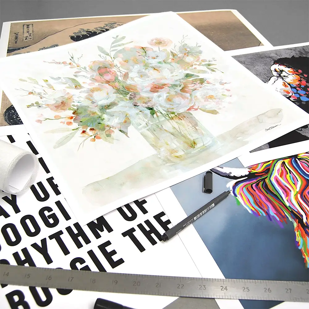 Floral Fragrance Square Art Print Floral Fragrance Square Art Print wall art product Carol Robinson