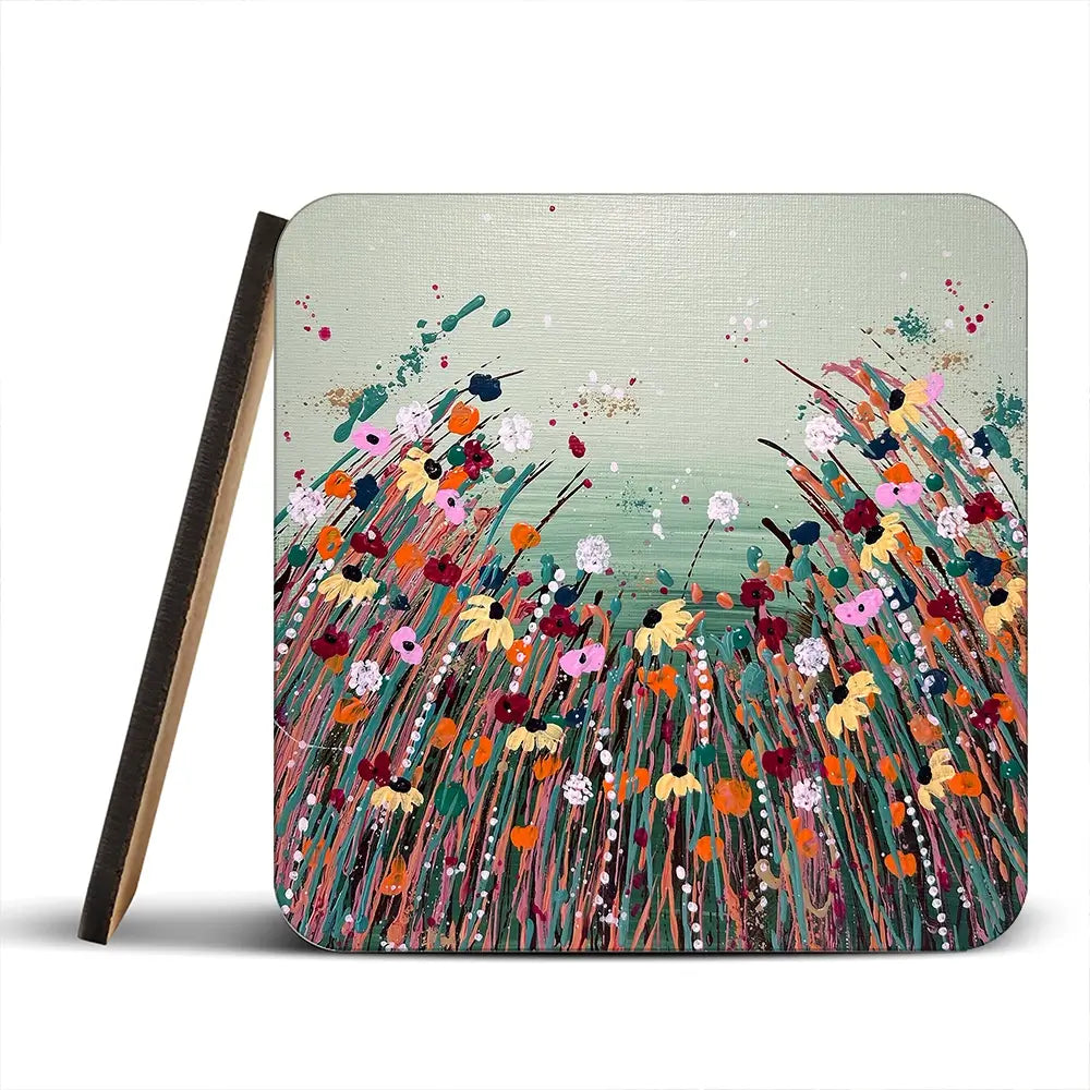 Floral Fresh Coaster Set Floral Fresh Coaster Set wall art product Emma LC Art