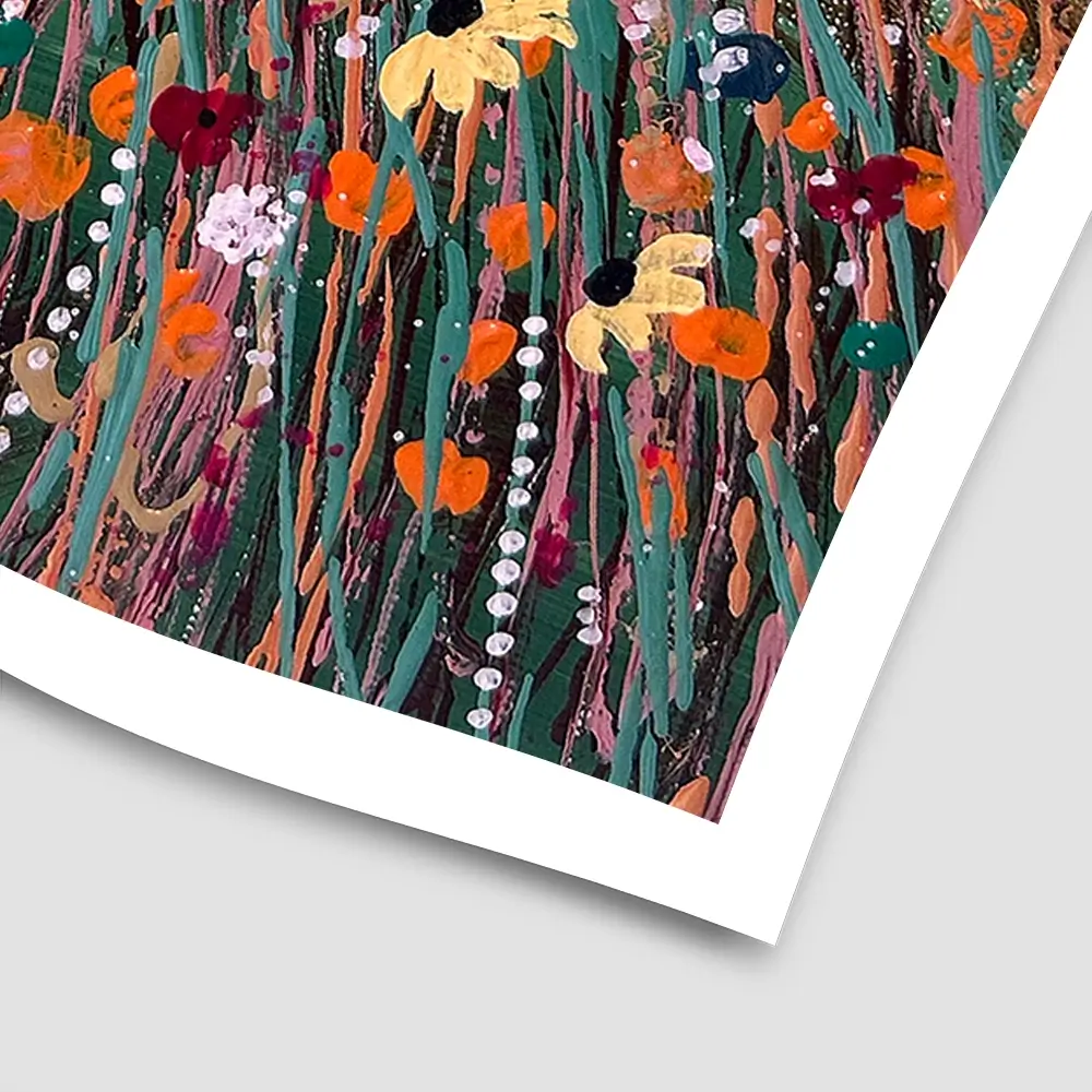 Floral Fresh Square Art Print Floral Fresh Square Art Print wall art product Emma LC Art
