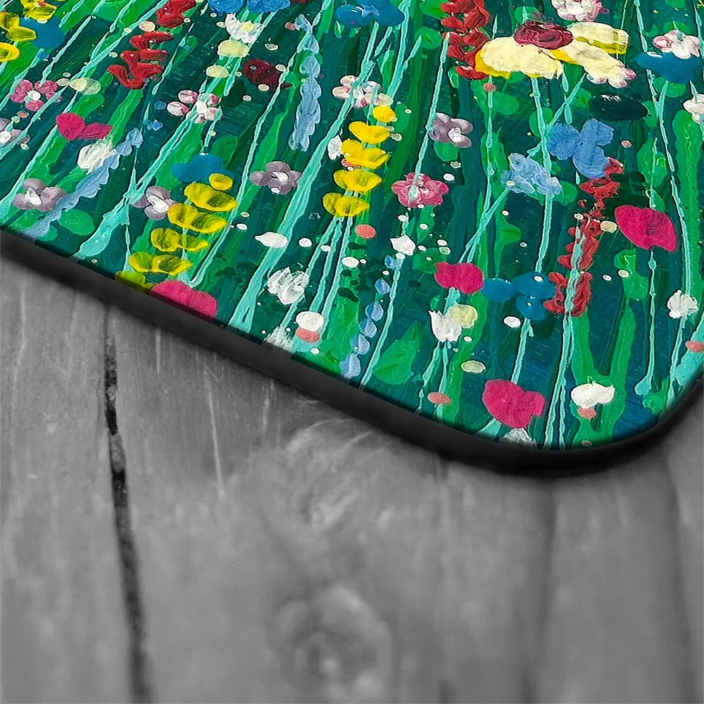 Floral Green Coaster Set Floral Green Coaster Set wall art product Emma LC Art