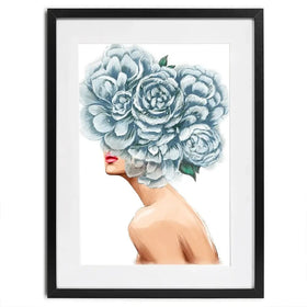 Floral Head Framed Art Print Floral Head Framed Art Print wall art product O.Tyshchenko / Shutterstock