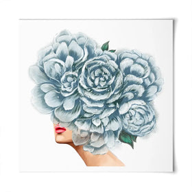 Floral Head Square Art Print Floral Head Square Art Print wall art product O.Tyshchenko / Shutterstock